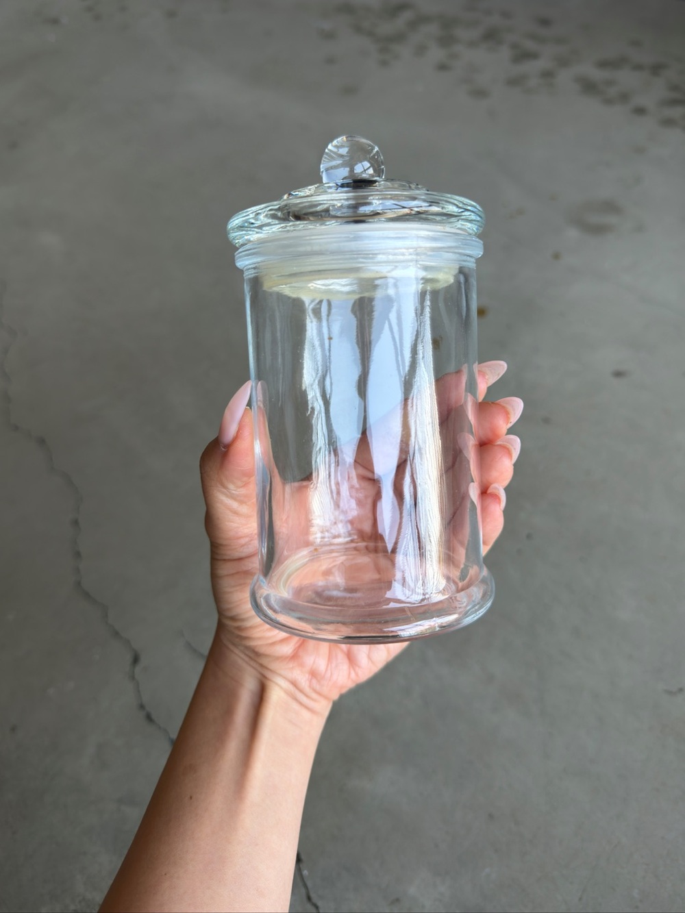 Glass Apothecary Jar / Storage Container / Clear Canister